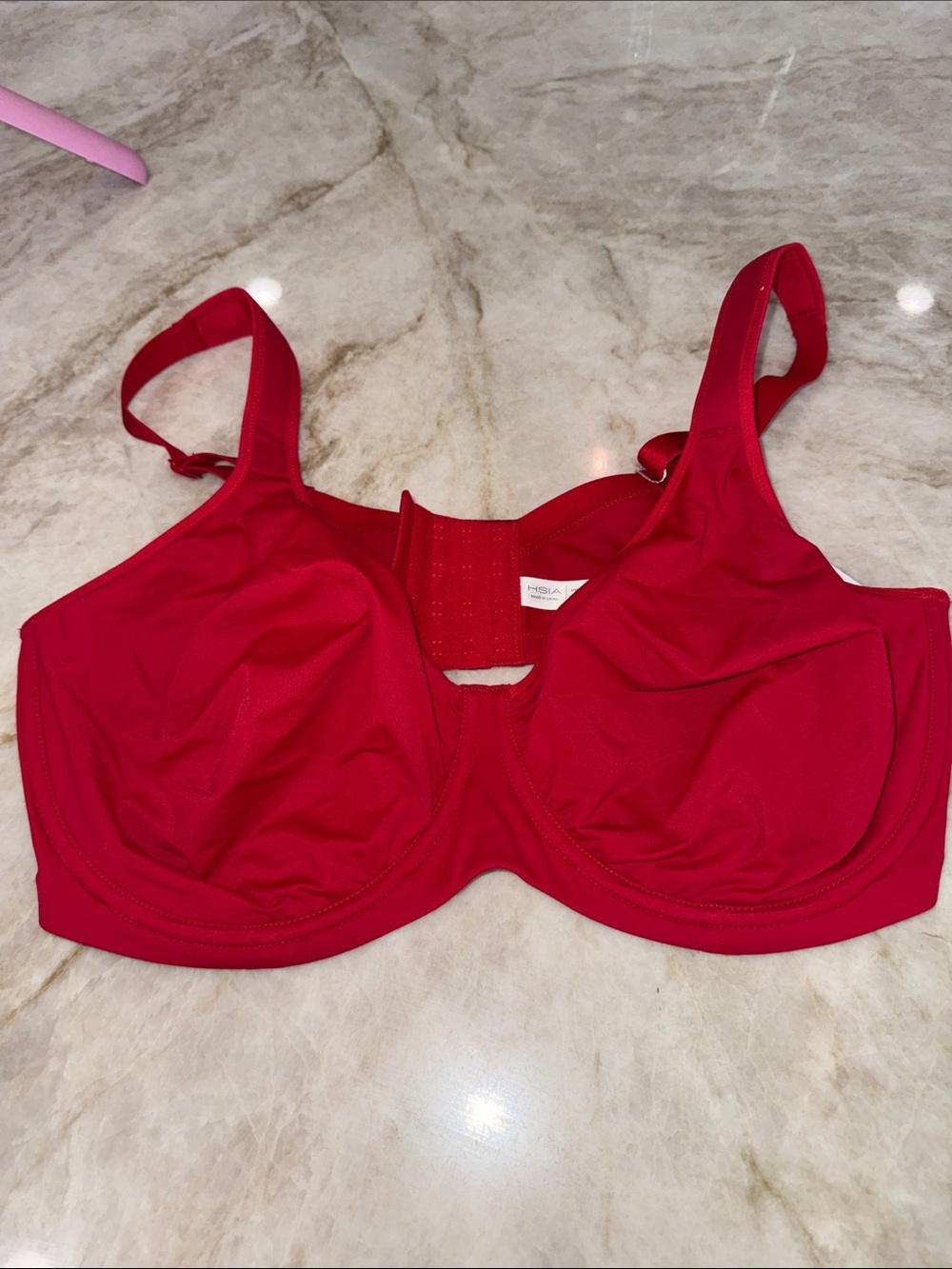 HSIA 40DD red bra NWT